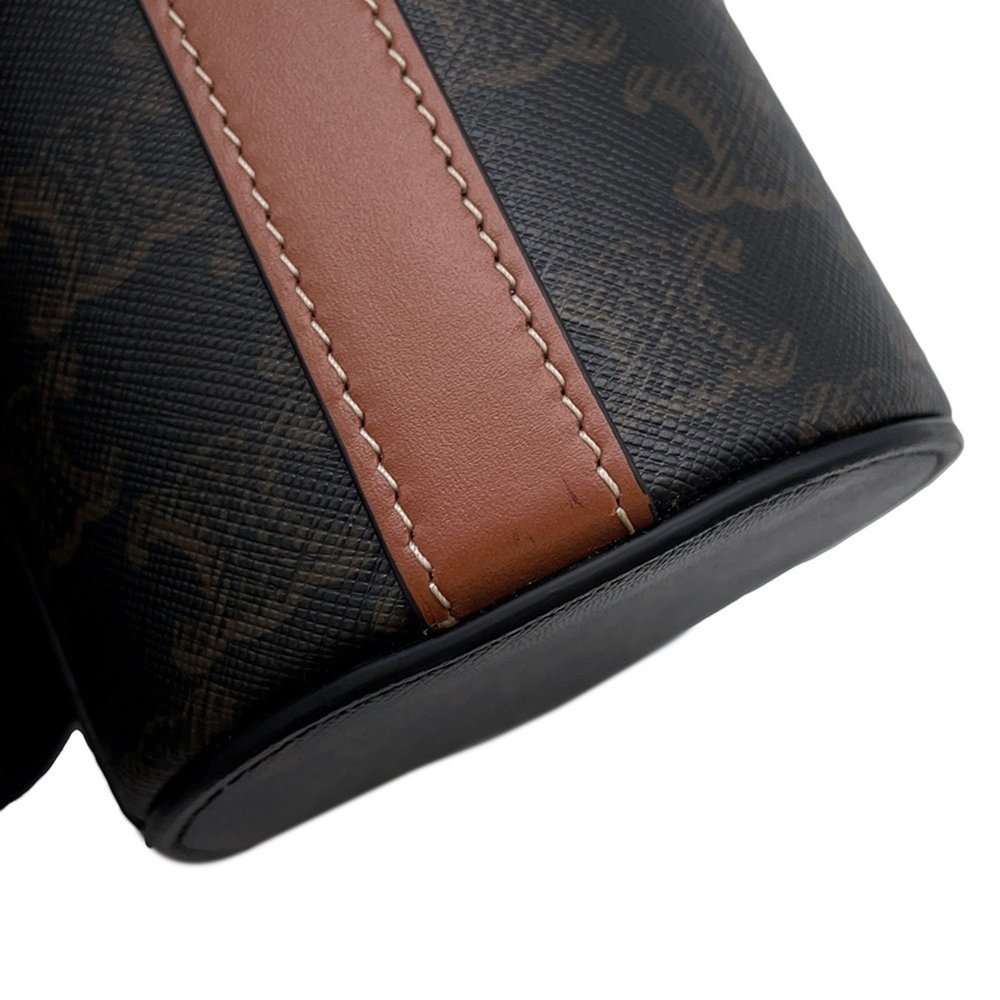 Celine Shoulder Bag Macadam Triomphe Leather Celi… - image 6